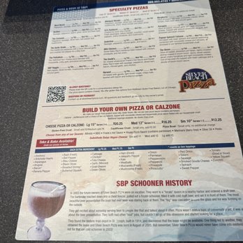 Silver Beach Pizza - Menu - Pizza Near Me - Saint Joseph, Michigan