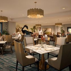 Assisted Living at The Gallery Tampa has their own private dining area. Privacy and peace of mind all under one roof.