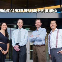 Hi 5 Dental Dentistry for Kids - Dr. Pham giving a talk at the Knight Cancer Institute.  About his life journey and his battle with leukemia.