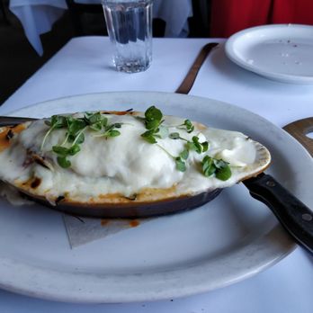 Il Posto Trattoria - Eggplant parmesan whole - Italian Near Me - Napa, California