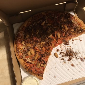 Uncle Fatih's Pizza - a half eaten pizza - Pizza Near Me - Vancouver, British Columbia Uncle Fatih's Pizza - a half eaten pizza - Pizza Near Me - Vancouver, British Columbia
