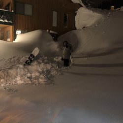 Chalet Village - Our house - snow to the top!