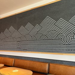 Starbucks - Different Starbucks wall motif