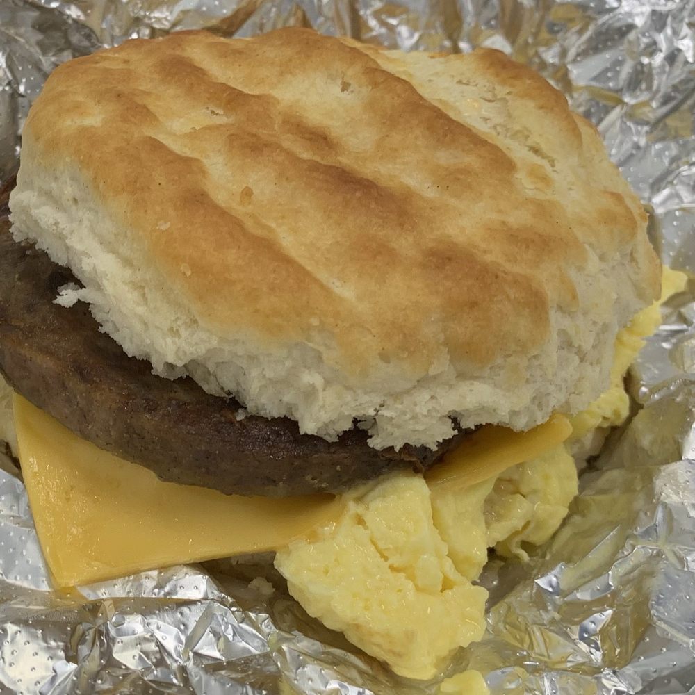 Papa's Place - Sausage patty is big and thick - almost the size of a hamburger patty - Southern Near Me - Dawsonville, Georgia