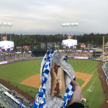 Dodger Stadium - Shoutout to Brandon for helping me find the gluten free Dodger dog! It's on the lower level behind home plate! - Stadiums & Arenas Near Me - Los Angeles, California Dodger Stadium - Shoutout to Brandon for helping me find the gluten free Dodger dog! It's on the lower level behind home plate! - Stadiums & Arenas Near Me - Los Angeles, California