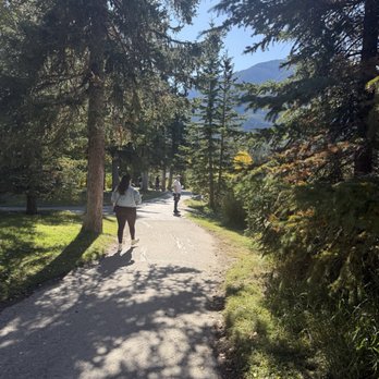 Bow River Trail - Trail is paved primarily - Hiking Near Me - Banff, Alberta