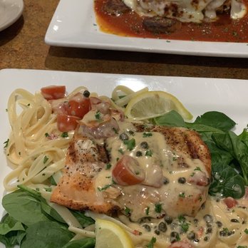 Roberto Italian Restaurant - Lasagna at the top, and fresh salmon. - Italian Near Me - Tappahannock, Virginia