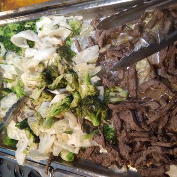 New China Buffet - Vegetables and beef strips - Chinese Near Me - Newport, Kentucky New China Buffet - Vegetables and beef strips - Chinese Near Me - Newport, Kentucky