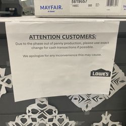 Lowe’s Outlet - No more pennies!