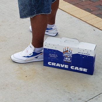 White Castle - We just had to take a white castle sneaker pic with a crave case - Burgers Near Me - Orlando, Florida