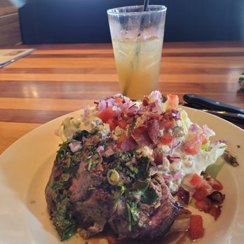 BJ's Restaurant & Brewhouse - Steak wedge salad - New American Near Me - Live Oak, Texas BJ's Restaurant & Brewhouse - Steak wedge salad - New American Near Me - Live Oak, Texas