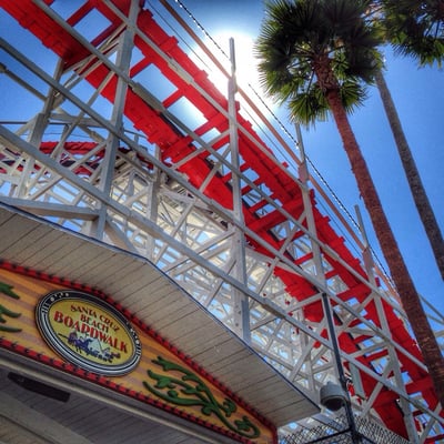 Santa Cruz Beach Boardwalk by null