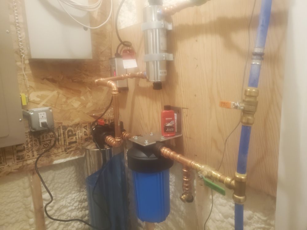 Slide of Local Plumbing and Electric