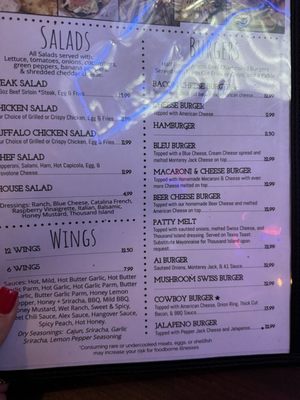 Menu photo 3 Rough Cut Tavern and Hotel Burgettstown, PA