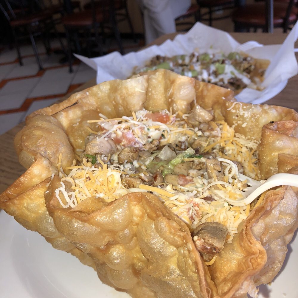 Rosarito's Mexican And Seafood - Coolest salad ever - Mexican Near Me - Lakeside, California