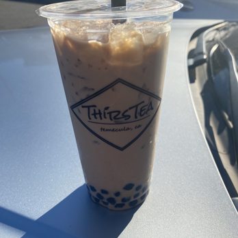 ThirsTea - XL milk tea with boba! - Bubble Tea Near Me - Temecula, California