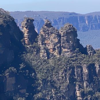 Cableway Cafe - View of the three sisters from the cafe - Coffee & Tea Near Me - Katoomba, NSW