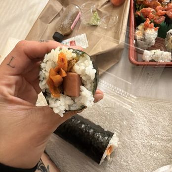 Aloha Sushi - Kimchi Spam Maki - Sushi Bars Near Me - Honolulu, Hawaii