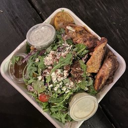 Fish SALAD fish kebab