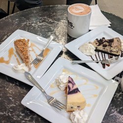 Trees Organic Coffee - Blueberry, Oreo, and Maple Walnut cheesecake