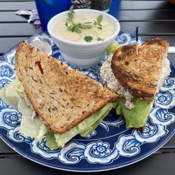 Taylor Sam’s - Chicken salad sandwich with soup