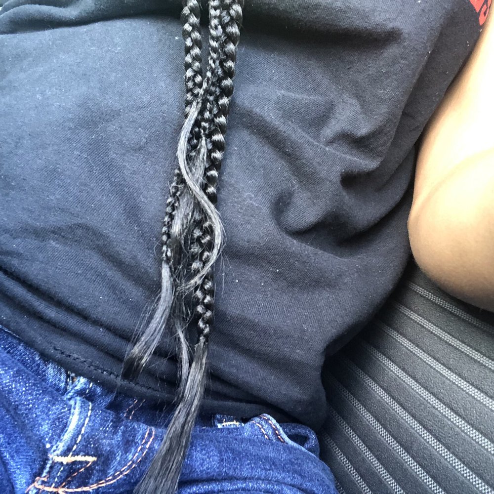 African Diamond Braids - The ends smh - Hair Stylists Near Me - Virginia Beach, Virginia