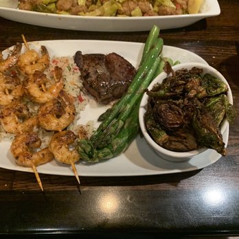 LongHorn Steakhouse - 6 6oz. Renegade Sirloin with 8ct. Redrock Grilled Shrimp, Fresh Steamed Asparagus, Crispy Brussels Sprouts - Steakhouses Near Me - Newington, New Hampshire LongHorn Steakhouse - 6 6oz. Renegade Sirloin with 8ct. Redrock Grilled Shrimp, Fresh Steamed Asparagus, Crispy Brussels Sprouts - Steakhouses Near Me - Newington, New Hampshire