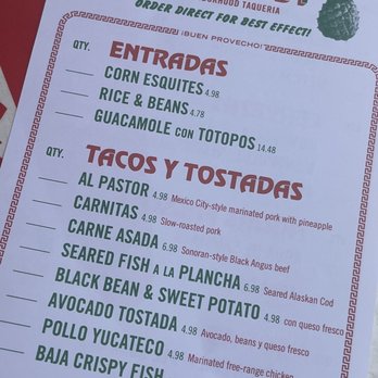 Tacombi - Menu - Tacos Near Me - Forest Hills, New York