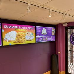 Insomnia Cookies - Menu on the wall