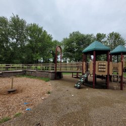 Playground with a side of trash
