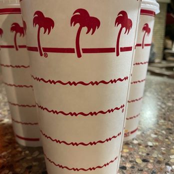 In-N-Out Burger - Cups!   Large with pink lemonade - Burgers Near Me - Keizer, Oregon