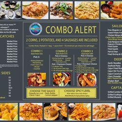 The Submarine Crab - Menu as of 9/8/2026