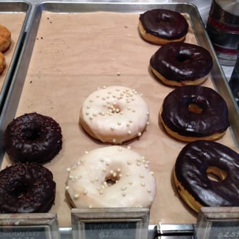 Firecakes Donuts - Triple Valrhona Chocolate, Vanilla Iced, and Valrhona Chocolate Iced - Bakeries Near Me - Chicago, Illinois Firecakes Donuts - Triple Valrhona Chocolate, Vanilla Iced, and Valrhona Chocolate Iced - Bakeries Near Me - Chicago, Illinois