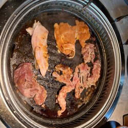 Hot Pot 757 & Korean BBQ Newport News - Pork, chicken, beef on the grill