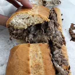 Half philly. This picture does not do justice, fantastic sandwich!