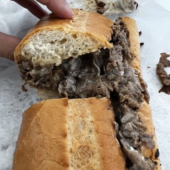 Hartford Giant Grinder - Half philly. This picture does not do justice, fantastic sandwich! - Delis Near Me - Niantic, Connecticut