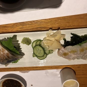 Studio Sushi - Spanish Mackerel Sashimi/Halibut Sashimi - Sushi Bars Near Me - Studio City, California Studio Sushi - Spanish Mackerel Sashimi/Halibut Sashimi - Sushi Bars Near Me - Studio City, California