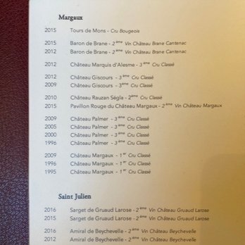 Restaurant La Saulire - wine list - Restaurants Near Me - Courchevel Saint Bon, 73 Restaurant La Saulire - wine list - Restaurants Near Me - Courchevel Saint Bon, 73