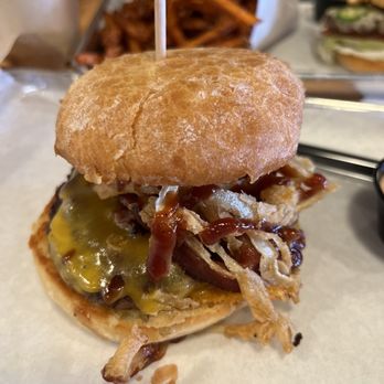 CHOM Burger - BBQ Bacon Cheese Burger - Burgers Near Me - Provo, Utah