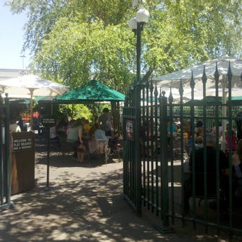 Flat Branch Pub & Brewing - Great patio dining...lots of shade! - American Near Me - Columbia, Missouri
