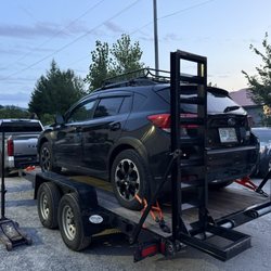 Paul's Towing & Auto Repair - The next day, a family member picking me and my car up to bring home. Gene was there, ready to help in any way he could.