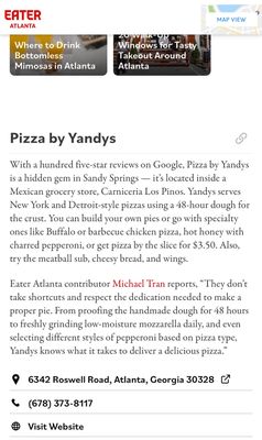 Pizza by Yandys (New York and detroit style pizza) by null
