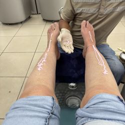 Accent Nails & Spa - It's not hot enough if I don't have pink socks.