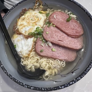 Sharetea Fatty Panda - Ramen with Spam & Egg Soup - Bubble Tea Near Me - Ambler, Pennsylvania