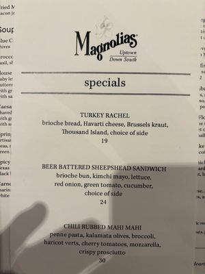 Menu photo 1 Magnolias Charleston, SC Menu photo 1 Magnolias Charleston, SC