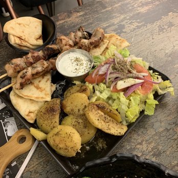 King Souvlaki - Chicken Souvlaki w lemon potatoes - Greek Near Me - Brooklyn, New York King Souvlaki - Chicken Souvlaki w lemon potatoes - Greek Near Me - Brooklyn, New York