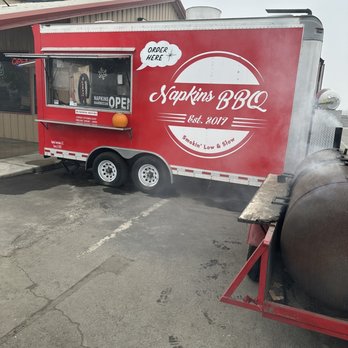 Napkins BBQ - The cute truck..... - Barbeque Near Me - Traver, California Napkins BBQ - The cute truck..... - Barbeque Near Me - Traver, California