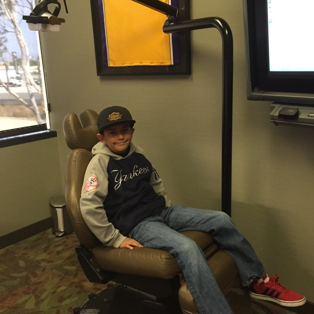 Premier Orthodontics - Isaac in the hot seat. Here for his first consultation. - Orthodontists Near Me - Oxnard, California Premier Orthodontics - Isaac in the hot seat. Here for his first consultation. - Orthodontists Near Me - Oxnard, California