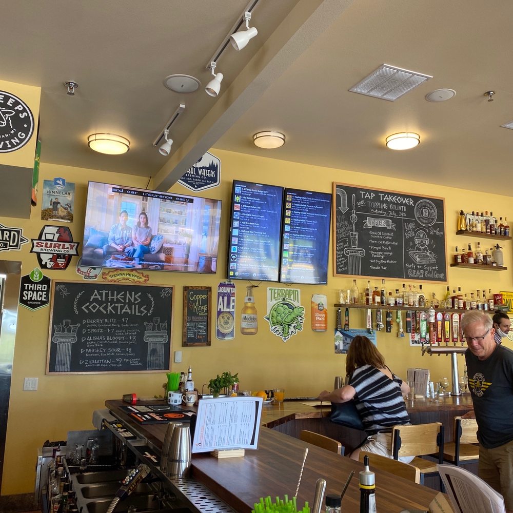 Bar and beer menu