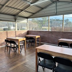 Tacos El Paraiso - Covered outdoor seating